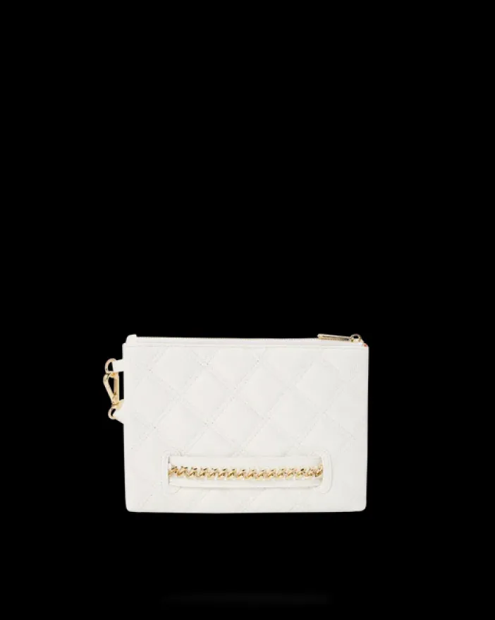RIVIERA LE BLANC GOLD CHAIN SHARK CROSSOVER CLUTCH>SPRAYGROUND Online