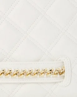 RIVIERA LE BLANC GOLD CHAIN SHARK CROSSOVER CLUTCH><noscript><img width=