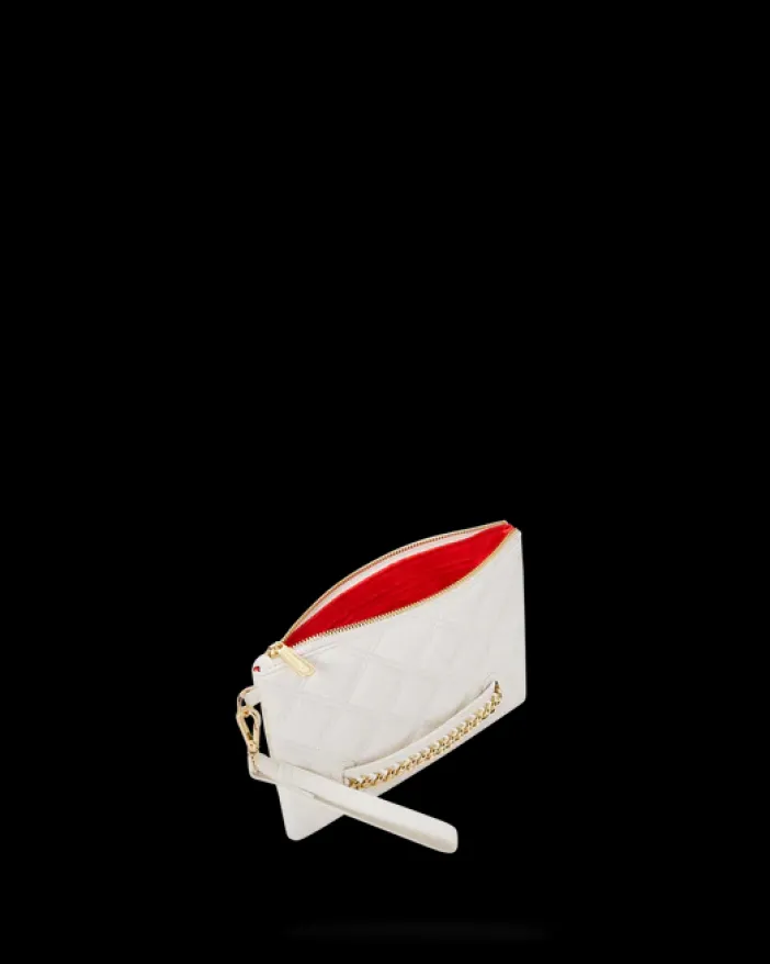 RIVIERA LE BLANC GOLD CHAIN SHARK CROSSOVER CLUTCH>SPRAYGROUND Online
