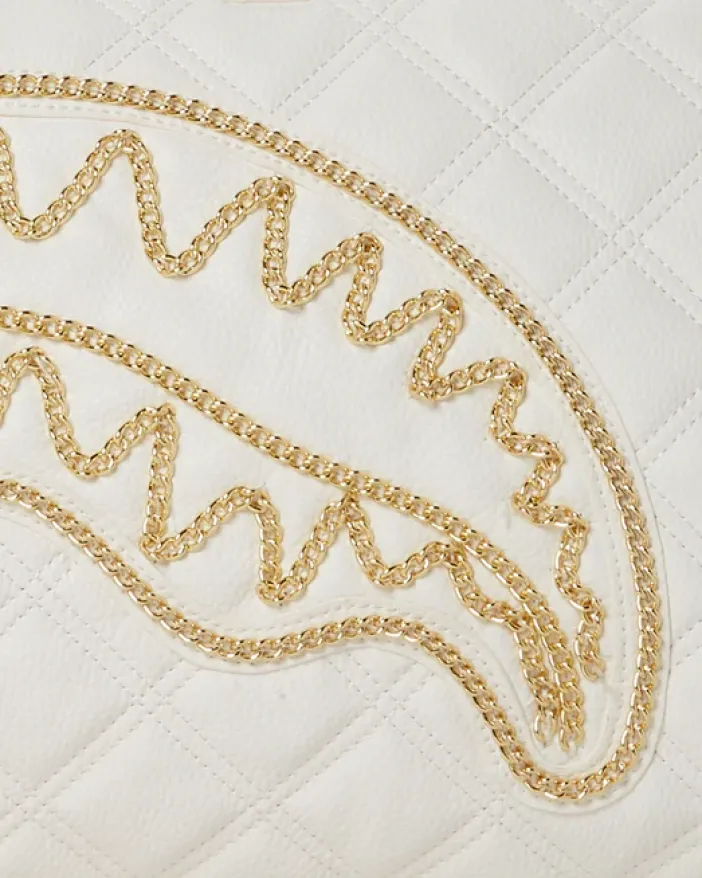RIVIERA LE BLANC GOLD CHAIN SHARK DUFFLE>SPRAYGROUND Hot