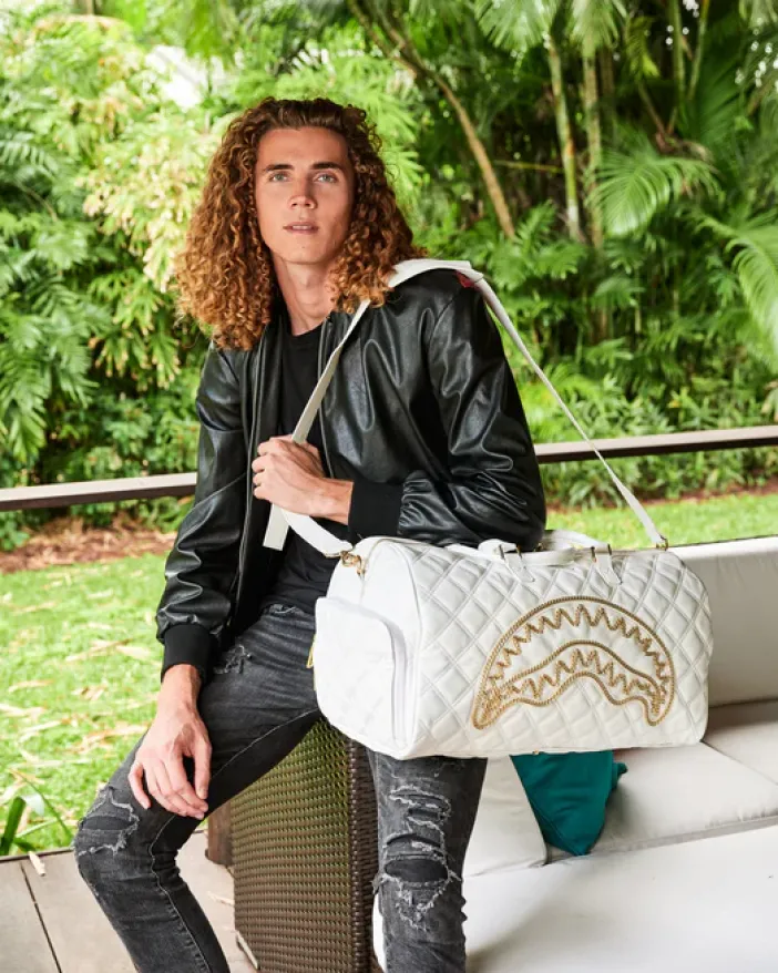 RIVIERA LE BLANC GOLD CHAIN SHARK DUFFLE>SPRAYGROUND Hot
