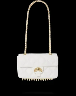 RIVIERA LE BLANC GOLD CHAIN SHARK HANDBAG><noscript><img width=