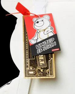 RIVIERA LE BLANC GOLD CHAIN MONEYBEAR TEDDYBEAR BACKPACK><noscript><img width=