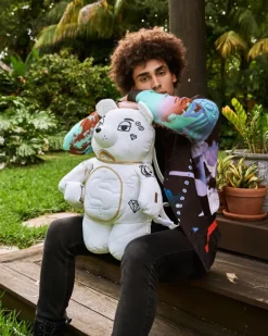 RIVIERA LE BLANC GOLD CHAIN MONEYBEAR TEDDYBEAR BACKPACK><noscript><img width=