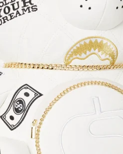 RIVIERA LE BLANC GOLD CHAIN MONEYBEAR TEDDYBEAR BACKPACK><noscript><img width=