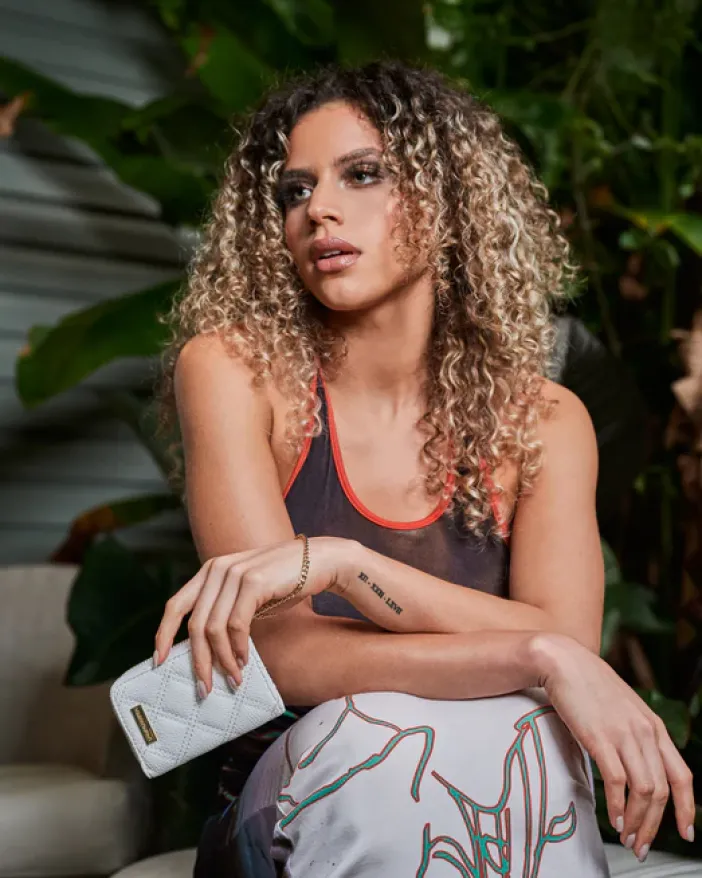 RIVIERA LE BLANC GOLD CHAIN SHARK WALLET>SPRAYGROUND Online