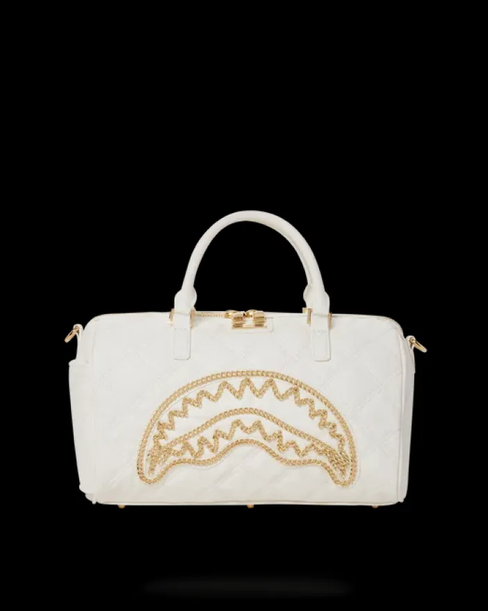 RIVIERA LE BLANC GOLD CHAIN SHARK MINI DUFFLE>SPRAYGROUND Clearance