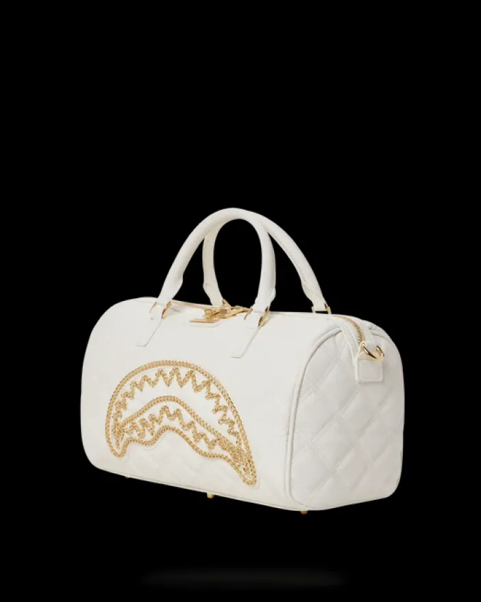 RIVIERA LE BLANC GOLD CHAIN SHARK MINI DUFFLE>SPRAYGROUND Clearance