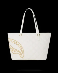 RIVIERA LE BLANC GOLD CHAIN SHARK TOTE><noscript><img width=