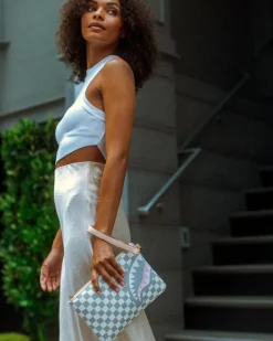 ROSE ALL DAY LA PALAIS CROSSOVER CLUTCH><noscript><img width=