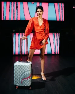 ROSE ALL DAY LA PALAIS SHARKNAUTICS HARDSHELL CARRY-ON LUGGAGE>SPRAYGROUND New