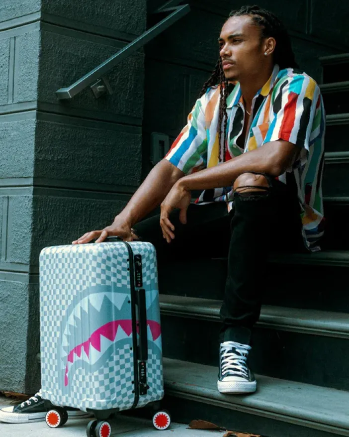 ROSE ALL DAY LA PALAIS SHARKNAUTICS HARDSHELL CARRY-ON LUGGAGE>SPRAYGROUND New