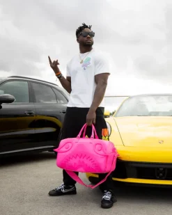 SAKURA SHOCK WAVE DUFFLE>SPRAYGROUND