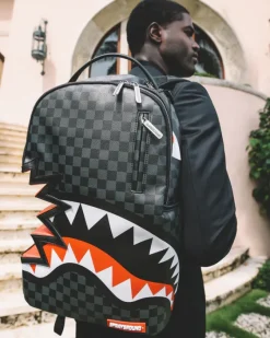 SHARK BITE SHARKS IN PARIS GRAY BACKPACK (DLXV)><noscript><img width=