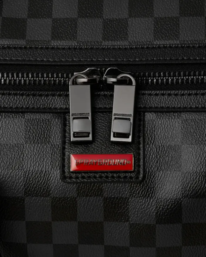 SHARK BITE SHARKS IN PARIS GRAY DUFFLE>SPRAYGROUND New
