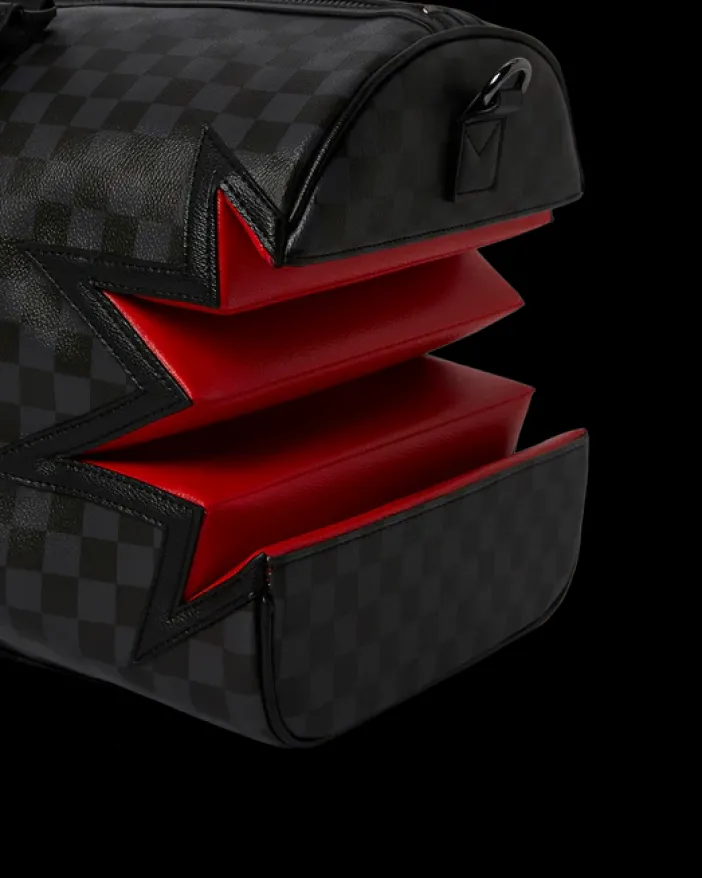SHARK BITE SHARKS IN PARIS GRAY DUFFLE>SPRAYGROUND New
