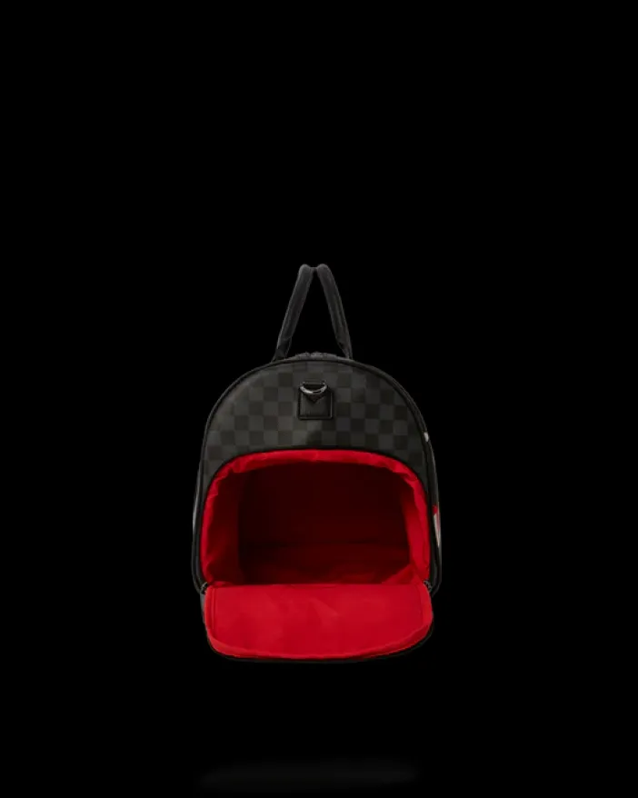 SHARK BITE SHARKS IN PARIS GRAY DUFFLE>SPRAYGROUND New