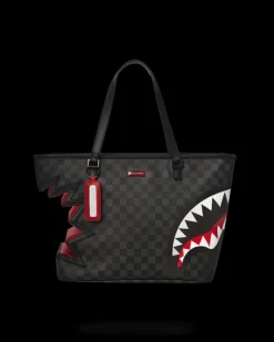 SHARK BITE SHARKS IN PARIS GRAY TOTE>SPRAYGROUND Hot