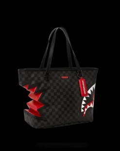SHARK BITE SHARKS IN PARIS GRAY TOTE><noscript><img width=