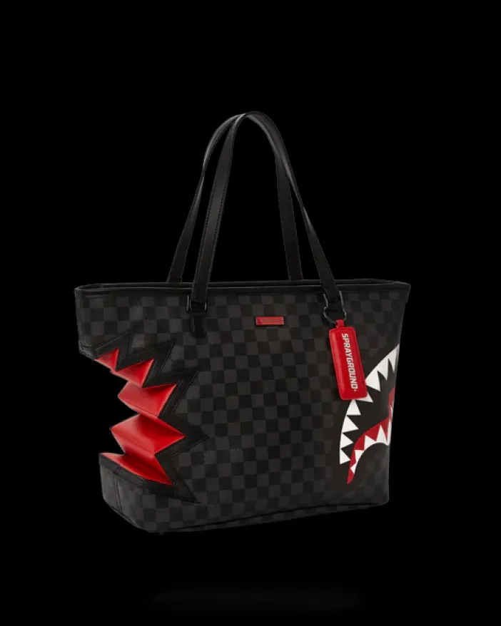 SHARK BITE SHARKS IN PARIS GRAY TOTE>SPRAYGROUND Hot
