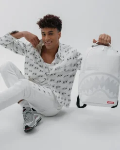 SHARK CENTRAL BACKPACK WHT/WHT (DLXV)><noscript><img width=