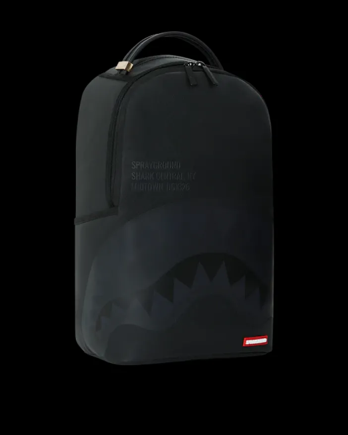SHARK CENTRAL (BLK ON BLK) BACKPACK (DLXV)>SPRAYGROUND Online