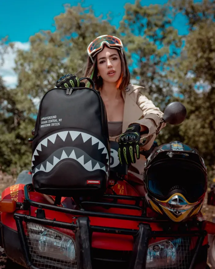 SHARK CENTRAL GREYTONE BACKPACK (DLXV)>SPRAYGROUND Discount