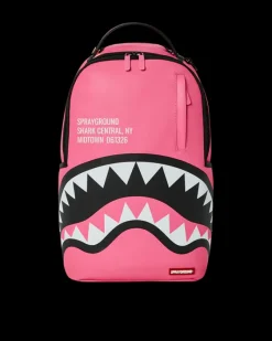SHARK CENTRAL (PINK) BACKPACK (DLXV)>SPRAYGROUND New