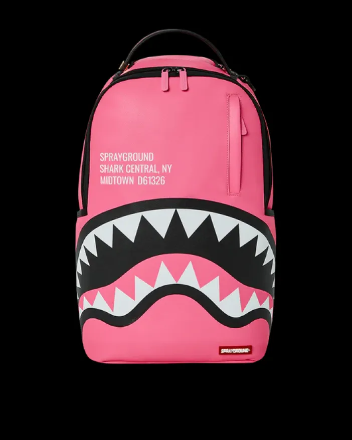 SHARK CENTRAL (PINK) BACKPACK (DLXV)>SPRAYGROUND New