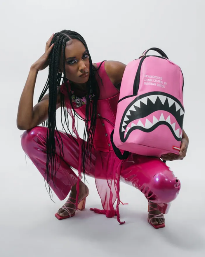 SHARK CENTRAL (PINK) BACKPACK (DLXV)>SPRAYGROUND New