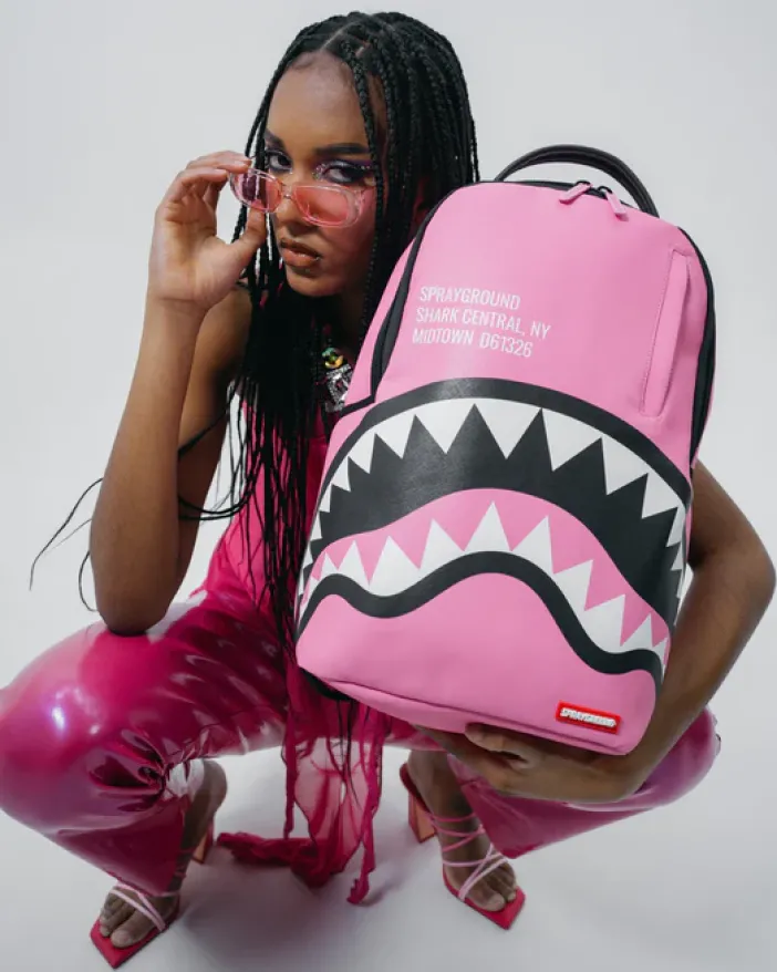SHARK CENTRAL (PINK) BACKPACK (DLXV)>SPRAYGROUND New