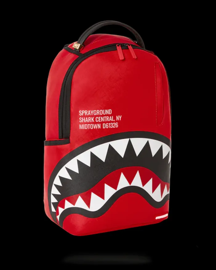SHARK CENTRAL (RED) (DLXV)>SPRAYGROUND New