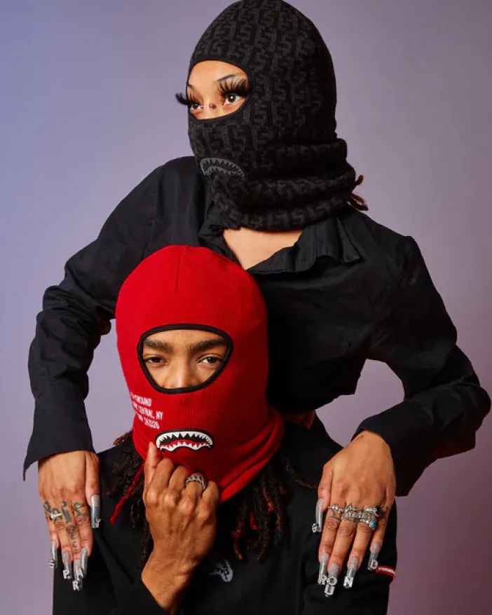 SHARK CENTRAL SKI MASK (RED)>SPRAYGROUND Best