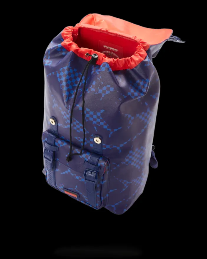 SHARK CHECK (BLUE) HILLS BACKPACK>SPRAYGROUND Best