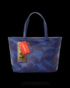 SHARK CHECK (BLUE) TOTE><noscript><img width=