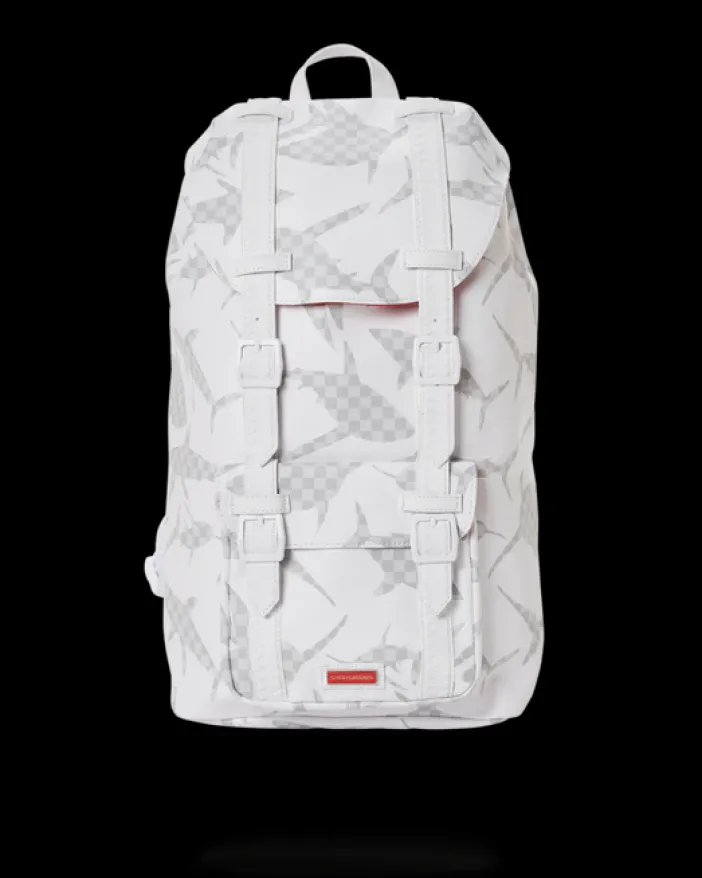 SHARK CHECK (WHITE) HILLS BACKPACK>SPRAYGROUND Clearance