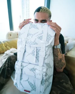 SHARK CHECK (WHITE) HILLS BACKPACK><noscript><img width=