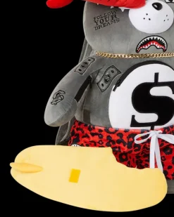 SHARK FRIENDS MONEYBEAR TEDDYBEAR BACKPACK><noscript><img width=