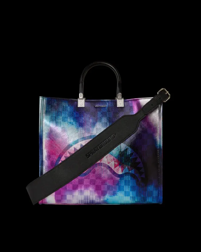 SHARKCLUB ELECTRONICA TORTUGA TOTE>SPRAYGROUND