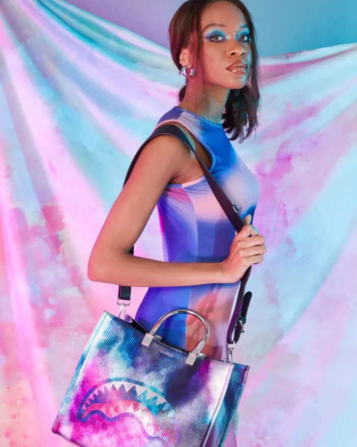 SHARKCLUB ELECTRONICA TORTUGA TOTE>SPRAYGROUND