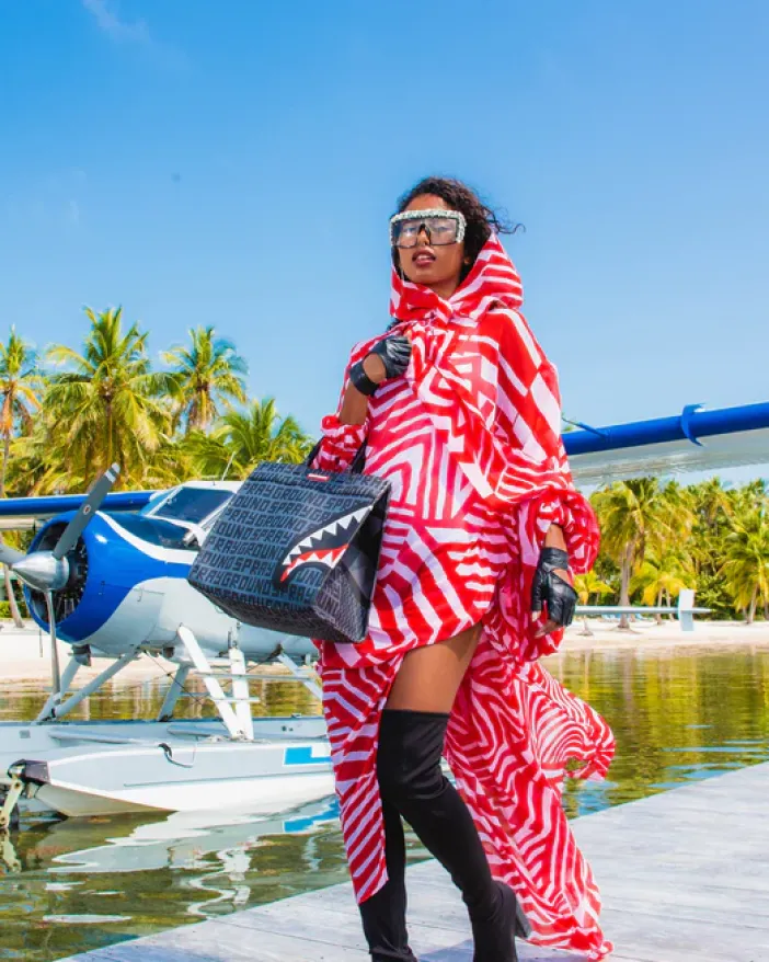SHARKFINITY STEALTH PILOT TORTUGA TOTE>SPRAYGROUND Clearance