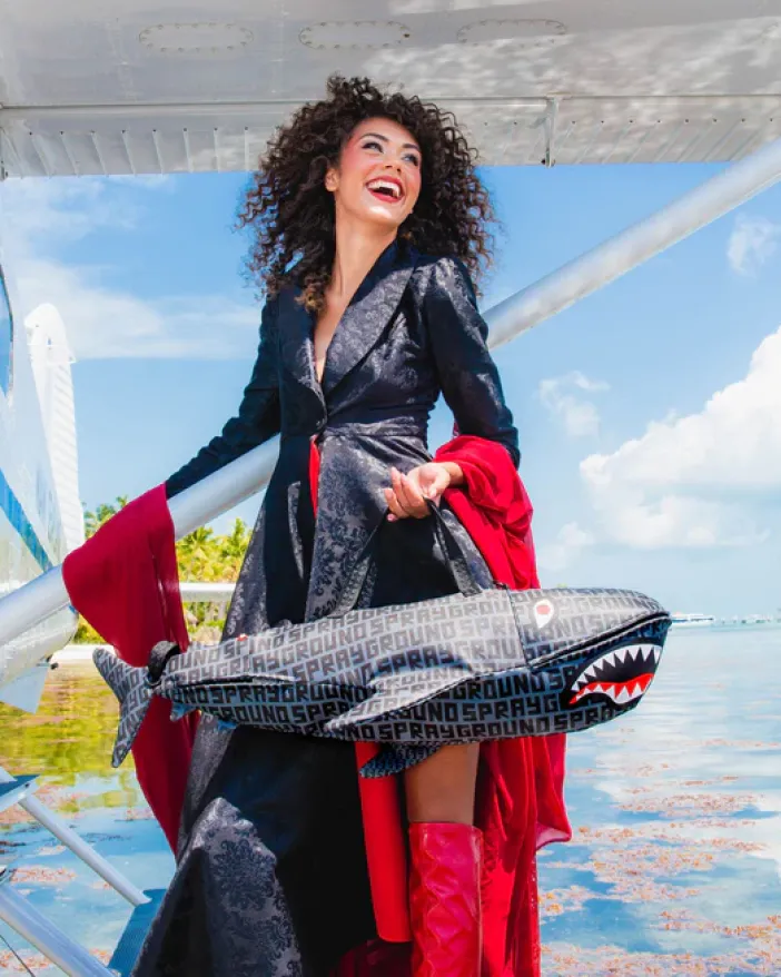 SHARKFINITY STEALTH PILOT SHARK SHAPE DUFFLE>SPRAYGROUND Outlet