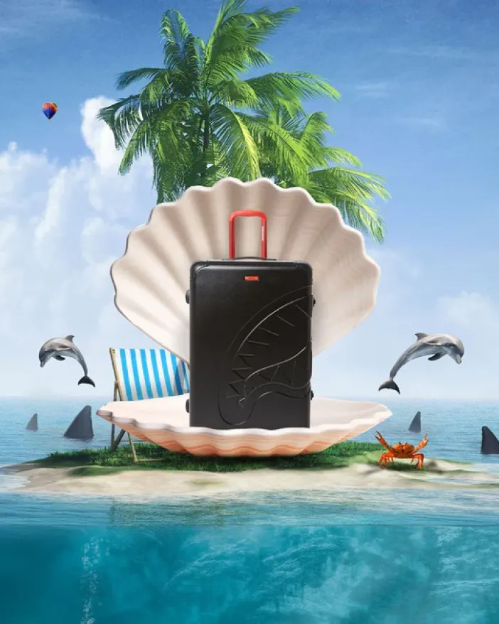 SHARKITECTURE MOLDED 29u201d FULL-SIZE LUGGAGE>SPRAYGROUND Clearance