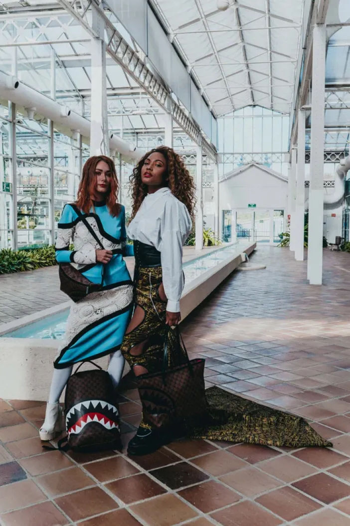 SHARKS AND SKULLS SAVVY CROSSBODY>SPRAYGROUND Clearance