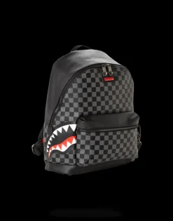 SHARKS IN PARIS (BLACK CHECKERED EDITION)>SPRAYGROUND