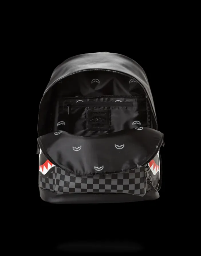 SHARKS IN PARIS (BLACK CHECKERED EDITION)>SPRAYGROUND