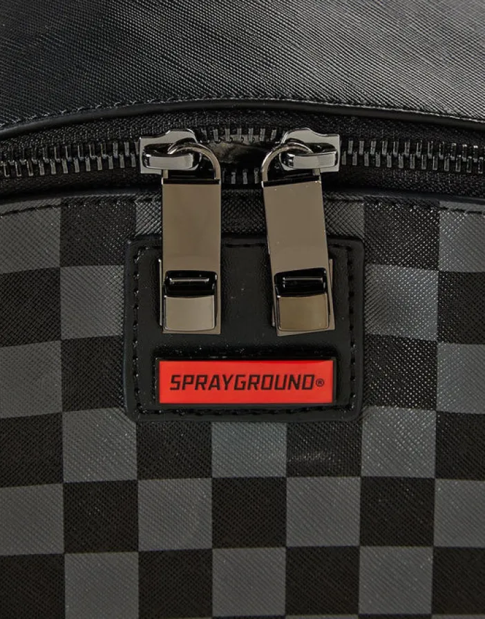 SHARKS IN PARIS (BLACK CHECKERED EDITION)>SPRAYGROUND