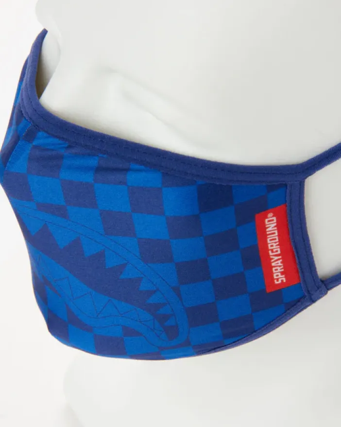 SHARKS IN PARIS (BLUE) FORM-FITTING MASK>SPRAYGROUND Clearance