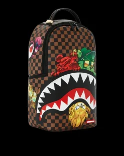 SHARKS IN PARIS CHARACTERS SNEAKIN BACKPACK (DLXV)><noscript><img width=