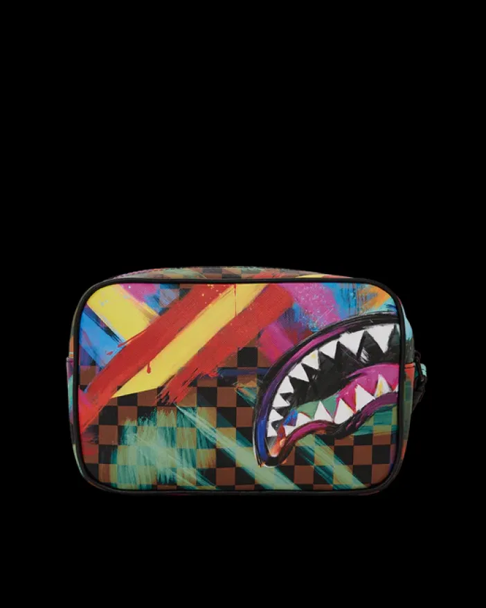 SHARKS IN PARIS CITY STREAKS TOILETRY BAG>SPRAYGROUND Clearance